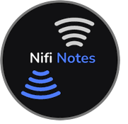A Nifi disc in dark