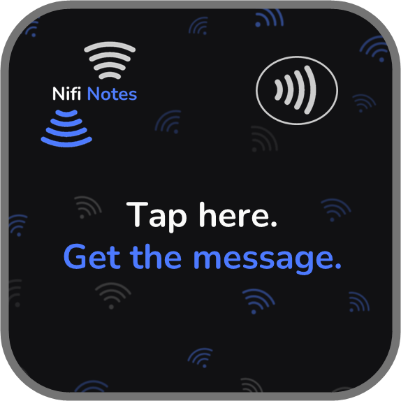 A Nifi Note, dark finish