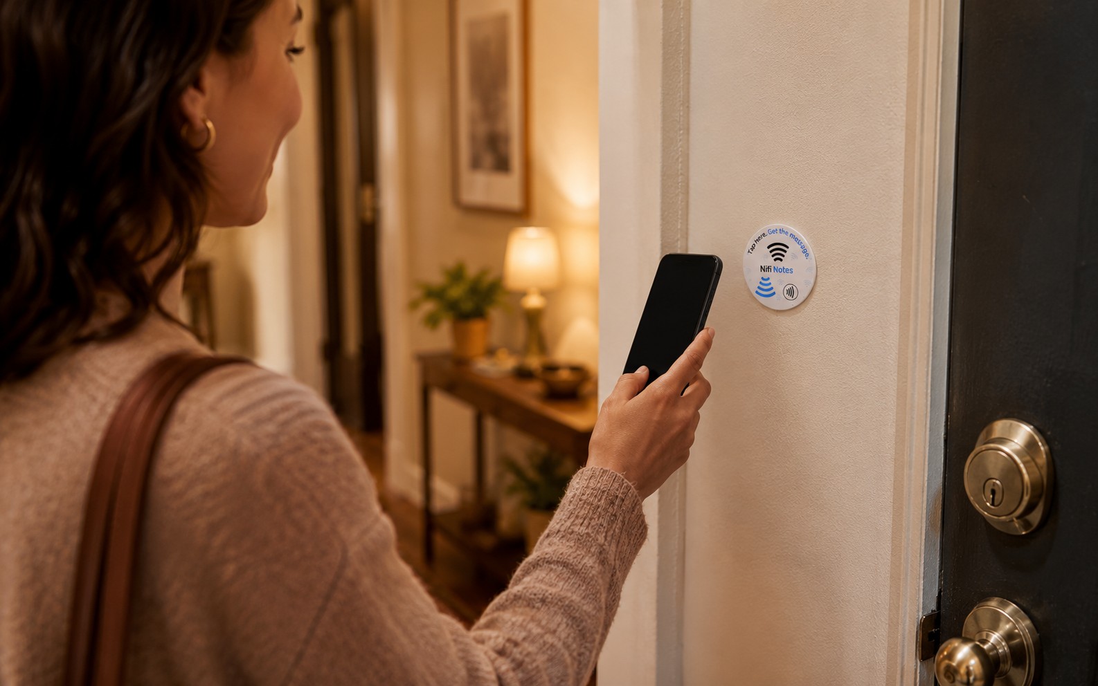 Sharing WiFi by tapping a Note